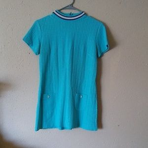 Vintage baby blue women's dress size small